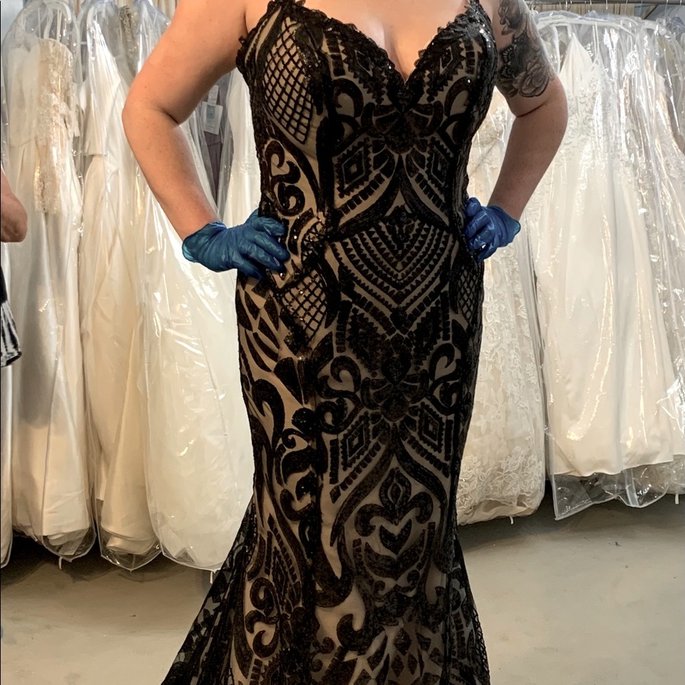 Casablanca Black Wedding Dress
